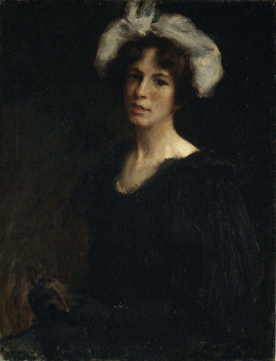 Bessie Potter, William Merritt Chase  American, Oil on canvas, American