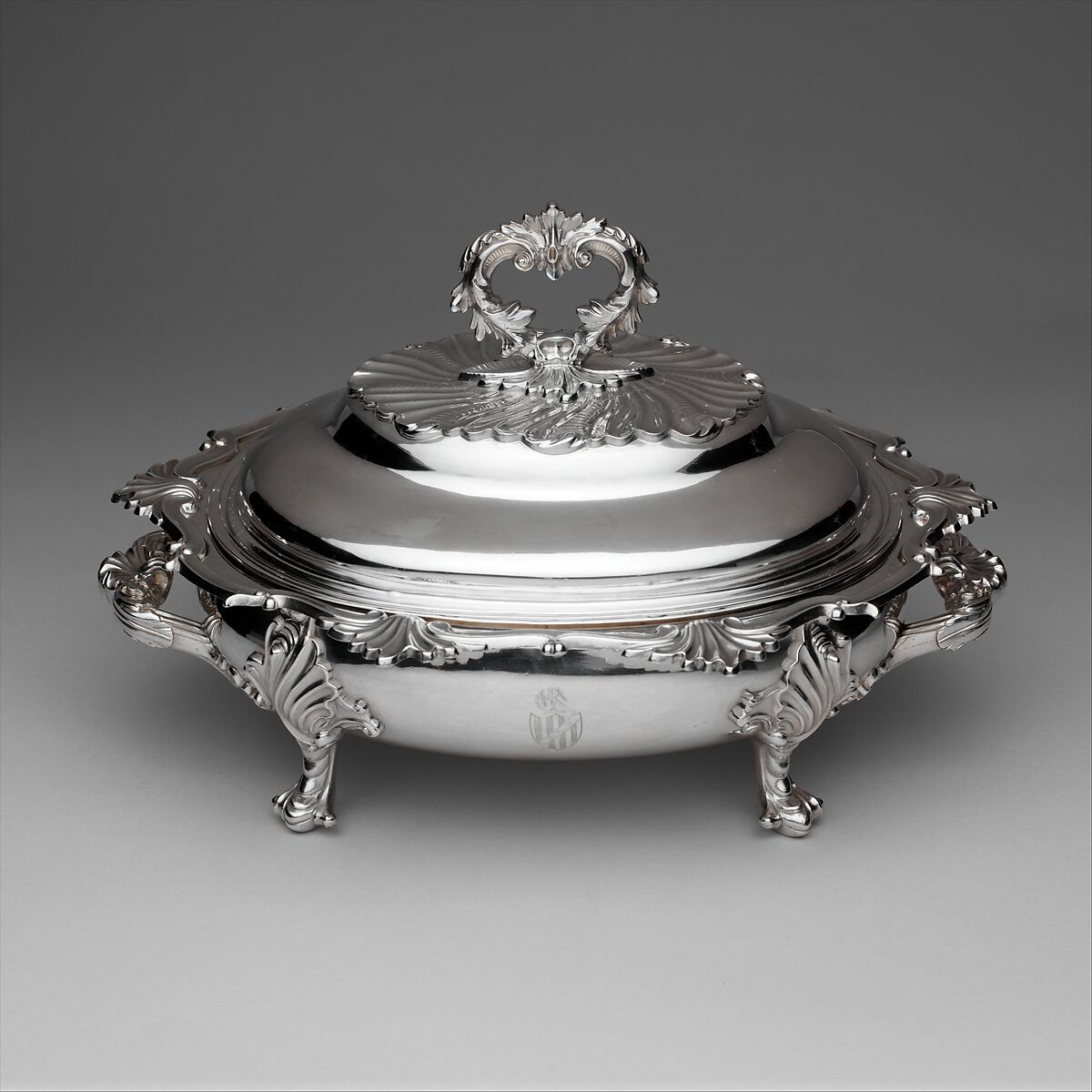 Entree Dish, Taylor and Lawrie, Silver, American