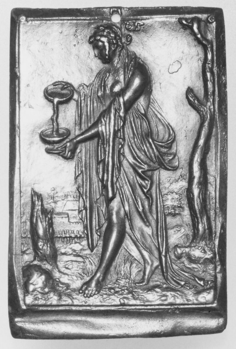 Temperance, Peter Flötner  German, Bronze, German, Nuremberg