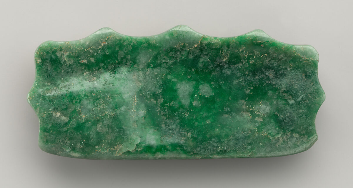 Ornament, Maya artist(s), Jade, Maya 