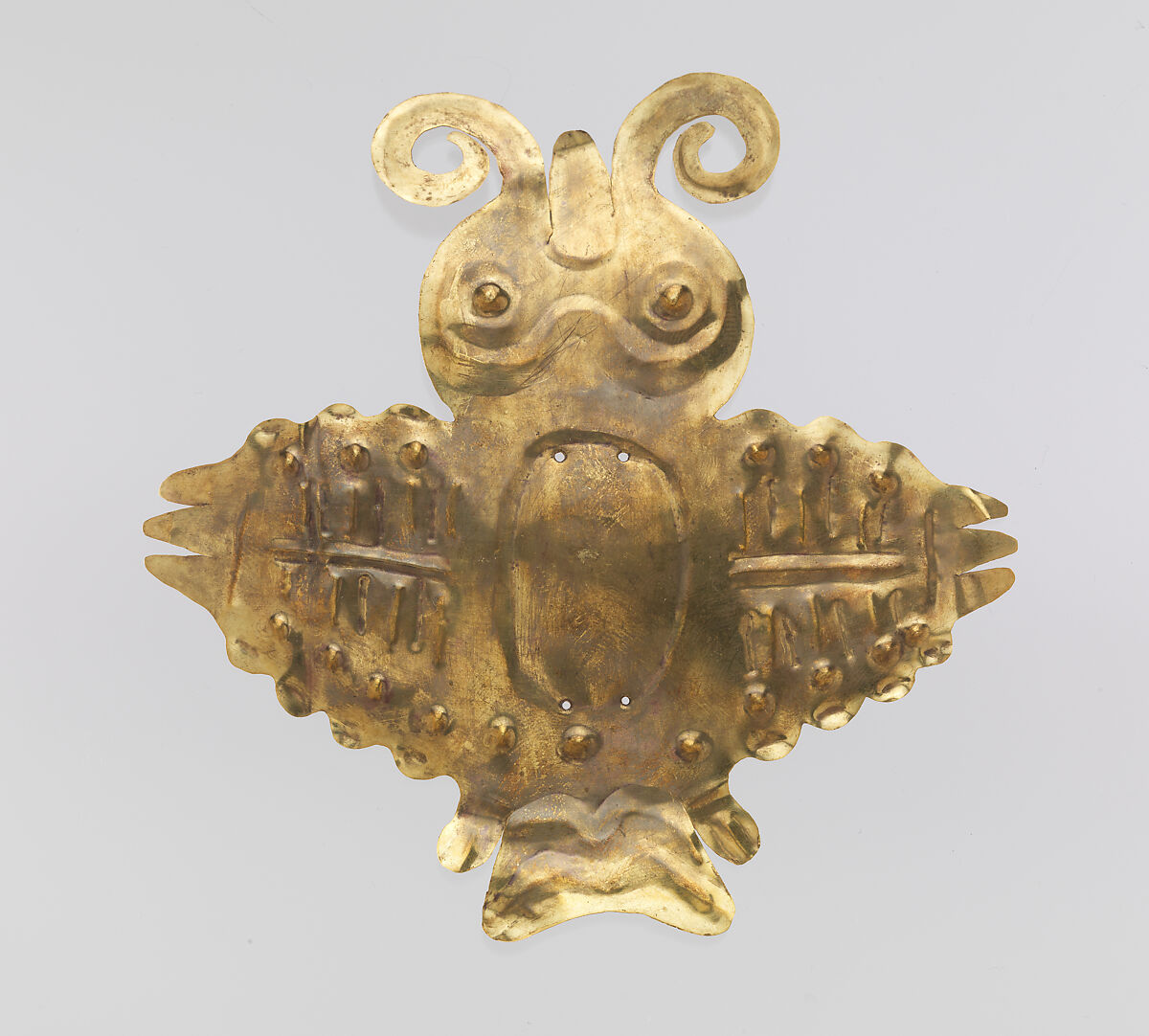 Bird-shaped ornament, Nasca artist(s), Gold, Nasca