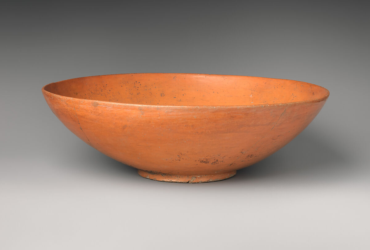 Shallow Plain Bowl, Ceramic, Teotihuacan
