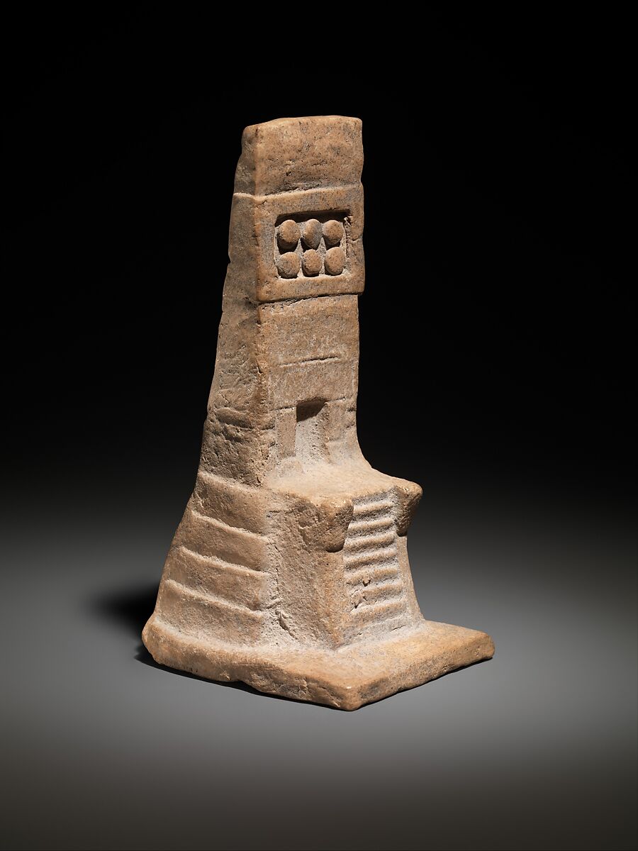 Temple Model, Ceramic, Mexica (Aztec)