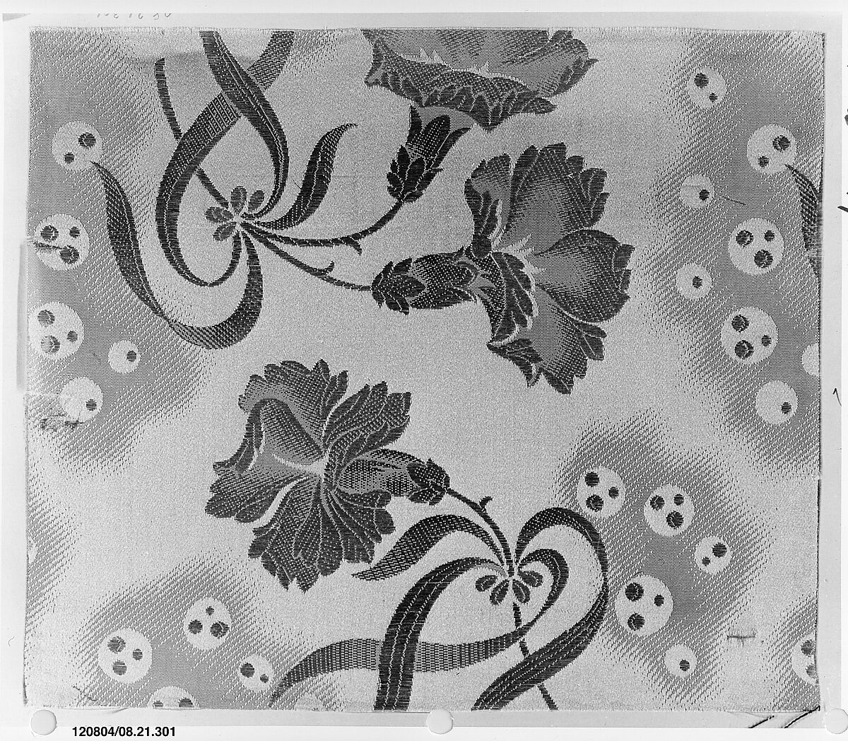 Textile sample, Unknown Designer, Silk 