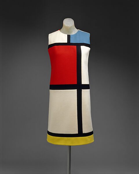Dress, Yves Saint Laurent  French, wool, French