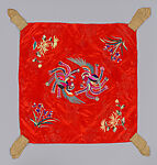 Bojagi (Wrapping cloth), Embroidered silk, Korea