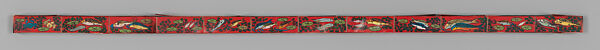 Ruler, Wood, bone, painted ox horn; bamboo, black lacquer, Korea