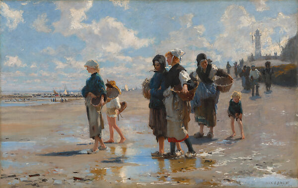 En route pour la pêche (Setting Out to Fish), John Singer Sargent  American, Oil on canvas