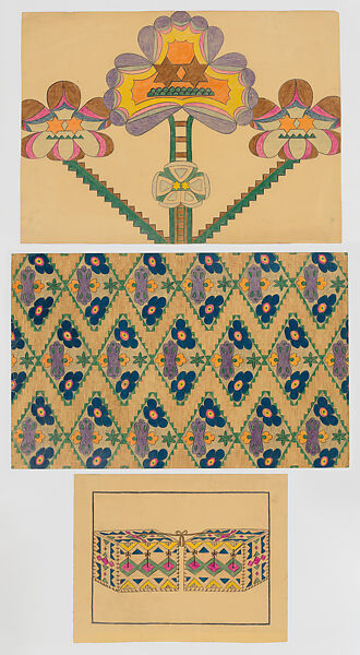 Lunt & Fontanne (Alfred Lunt, 1892–1977, and Lynn Louise Fontanne, 1887–1983), Mary Sully  Native American, Colored pencil, wax crayon, ink, and graphite on paper, Dakota
